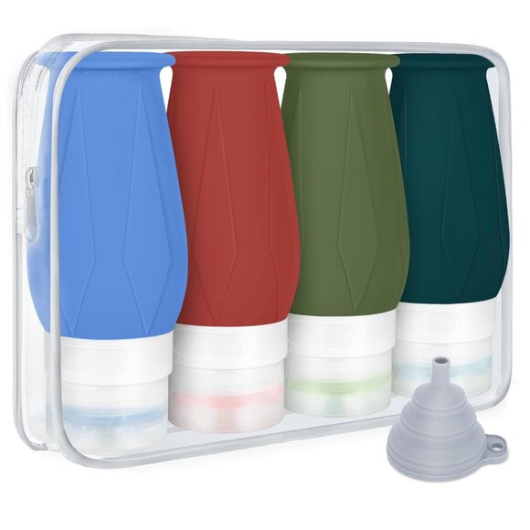 5/$20 - Travel Bottles for Toiletries Vacation Packing - Picture 1 of 7